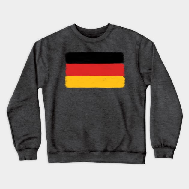 Germany Grunge Flag Crewneck Sweatshirt by shamila